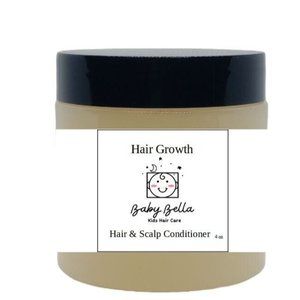 Baby Bella Kids Hair Growth Hair & Scalp Conditioner, 4 OZ, Made in USA